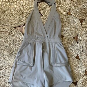 Tan Halter Romper